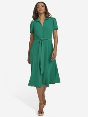 harper rose stand collar a line dress HARPER – COURTNEY